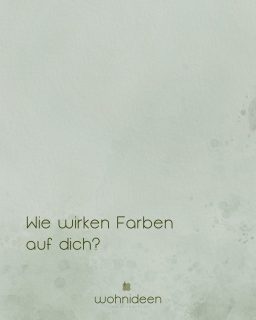 Farben haben eine unwahrscheinlich starke Wirkung auf uns. Oft sind wir uns dessen aber gar nicht bewusst. 

Lass jeden Slide mal auf dich wirken und erzähl mir in den Kommentaren oder per DM, welche Farbe dich positiv und welche vielleicht negativ anspricht. Welche Gefühle und Gedanken werden von den unterschiedlichen Farben hervorgerufen? Was verbindest du mit ihnen?

Ich bin sehr gespannt auf deine Antworten. 🫶🏻

#farbpsychologie #farbenwirken #styletelling #stilalsselbstbegegnung #holisticinterior #wohnenerleben #ganzheitlicheswohnen #interioralsheilraum #farbanalyse #stilmitbedeutung #spirituellerraum #raumgestaltungmitseele #farbenalsprache